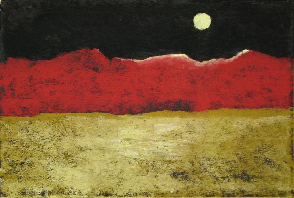 Sahara Moon - Painting by Norman Enzor